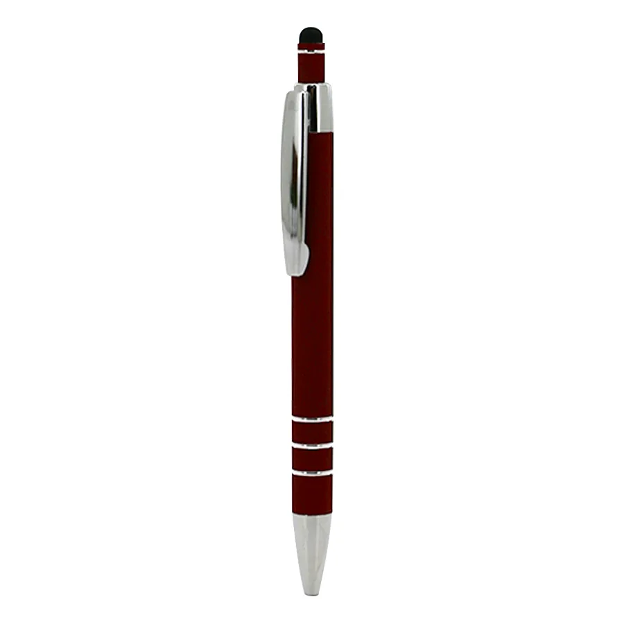 Stylo en aluminium soft touch