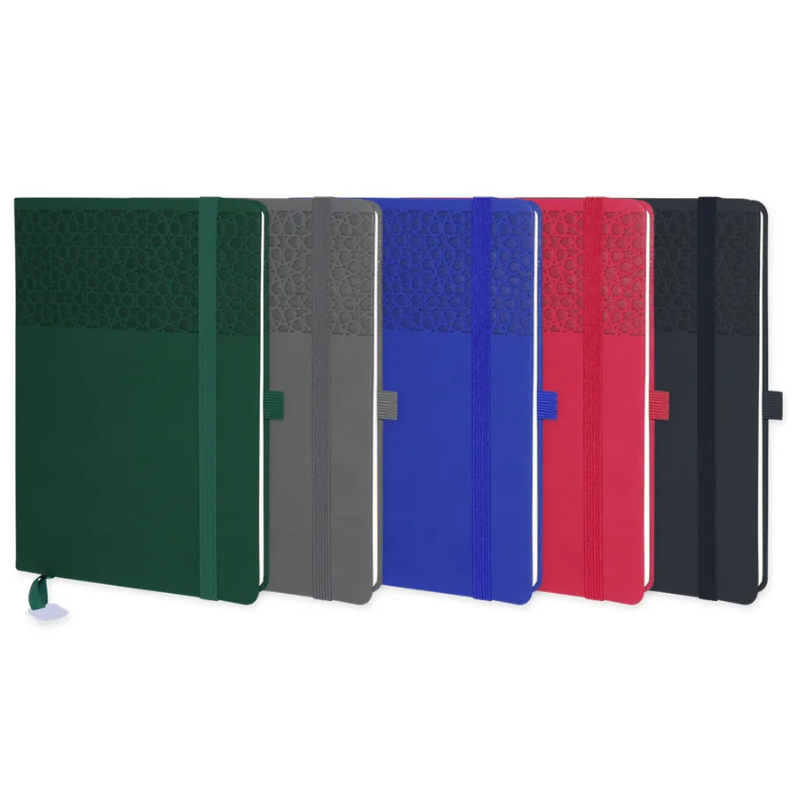 Note-book publicitaire design arabesque
