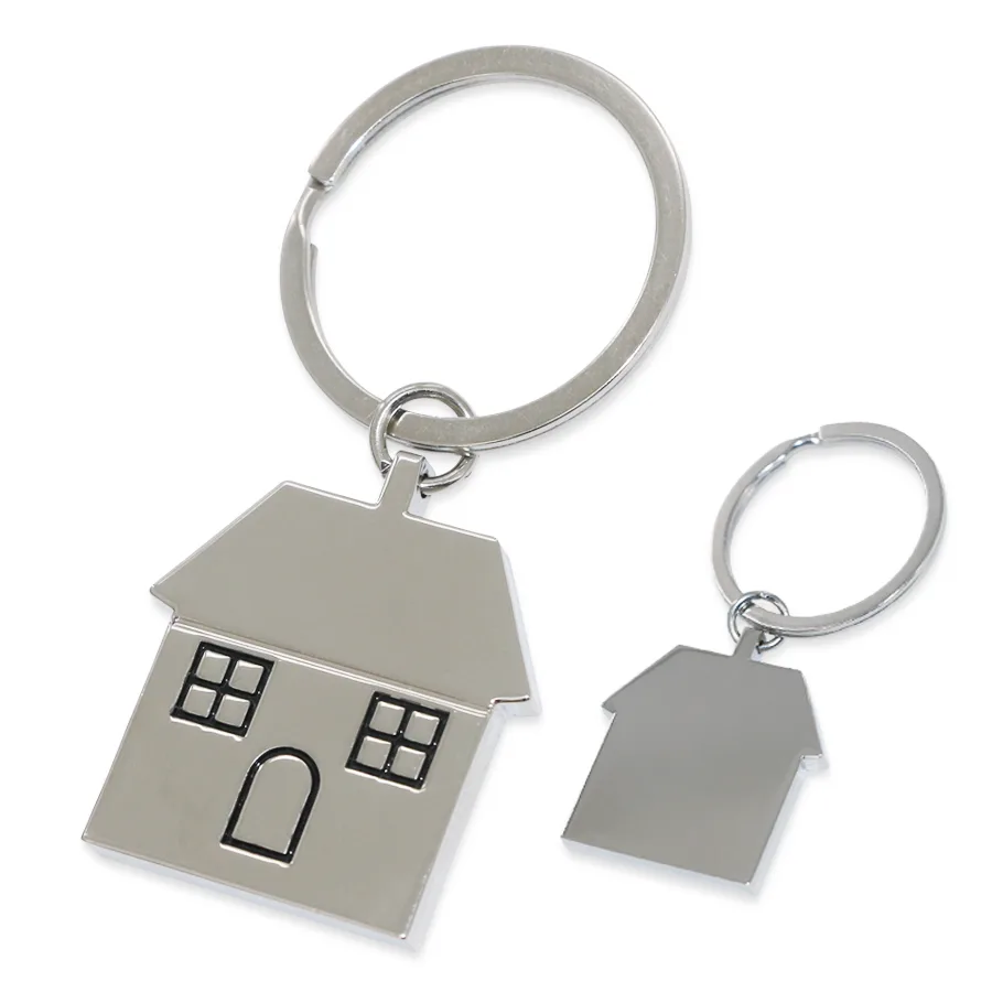 Porte-clés maison publicitaire