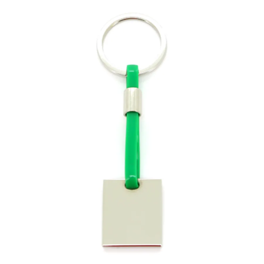 Porte-clés PVC-métal publicitaire