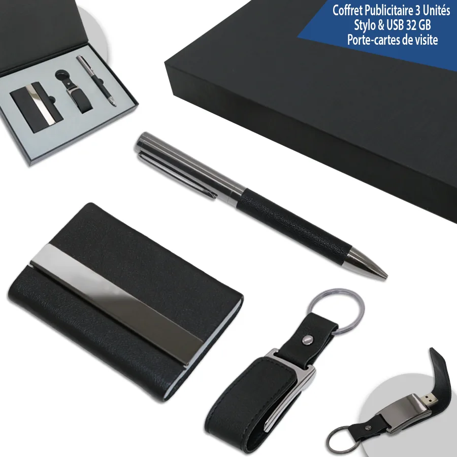 Coffret publicitaire 3 unités