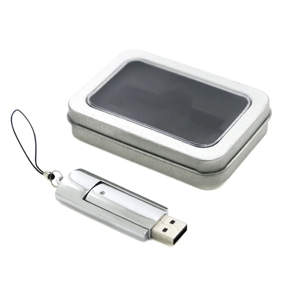 USB rotative publicitaire 8 GB en métal