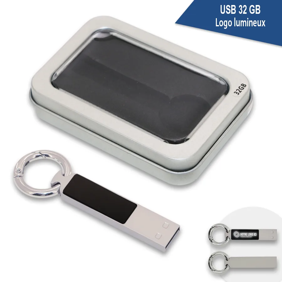 USB 32 GB lumineuse après marquage