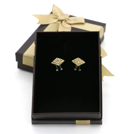Boucles d’oreilles mini swarovski