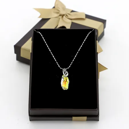 Coffret chaîne pendentif rainbow