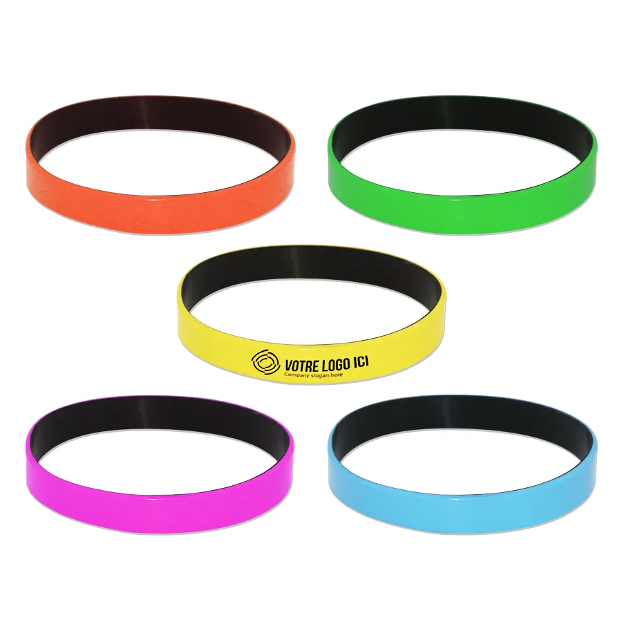 Bracelet en silicone personnalisable
